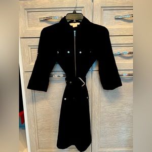 Michael Kors black dress with belt